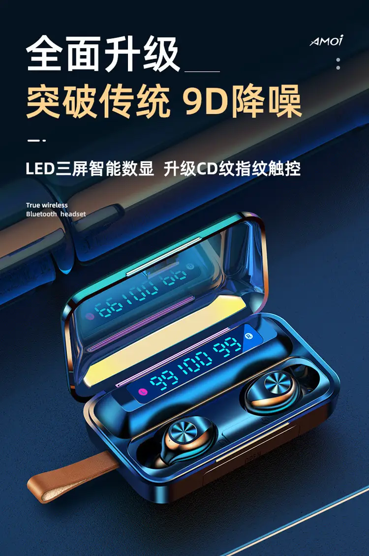 Bluetooth Headset with Mini Charger & Digital Display — feature 4