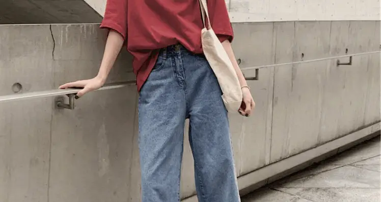 Women Loose Fit Red T-Shirt 2025 Summer Plus Size — feature 21