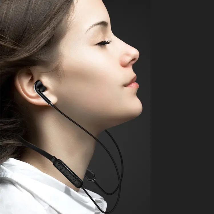 Cross-Border Wireless Bluetooth Headset with Neck Hanging Design - Image 2