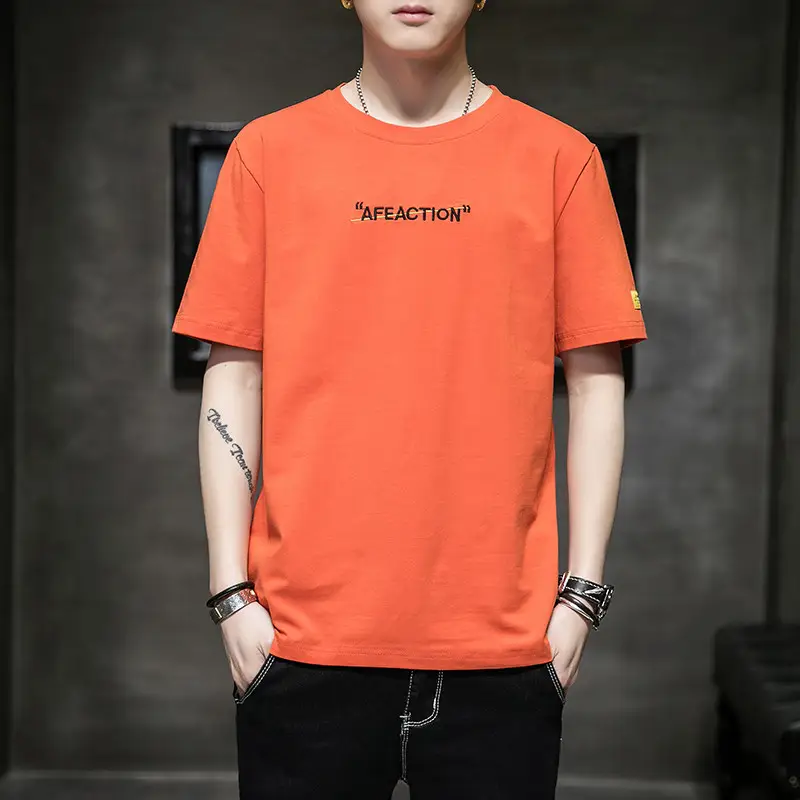 Men Black Telephone Print T-Shirt Short Sleeve Loose Fit - Image 29