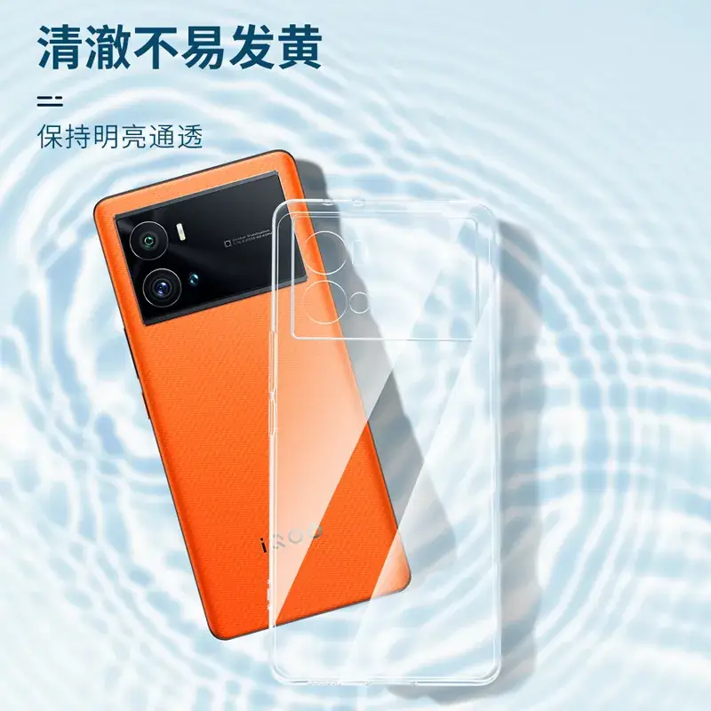 Vivo Transparent Silicone Phone Case Soft Protective Cover