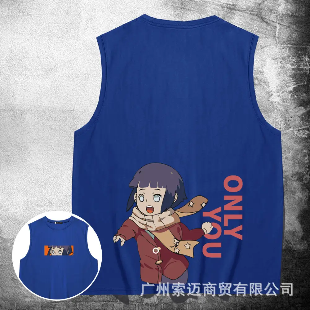 Naruto Sleeveless Vest Red Anime Design - Image 11