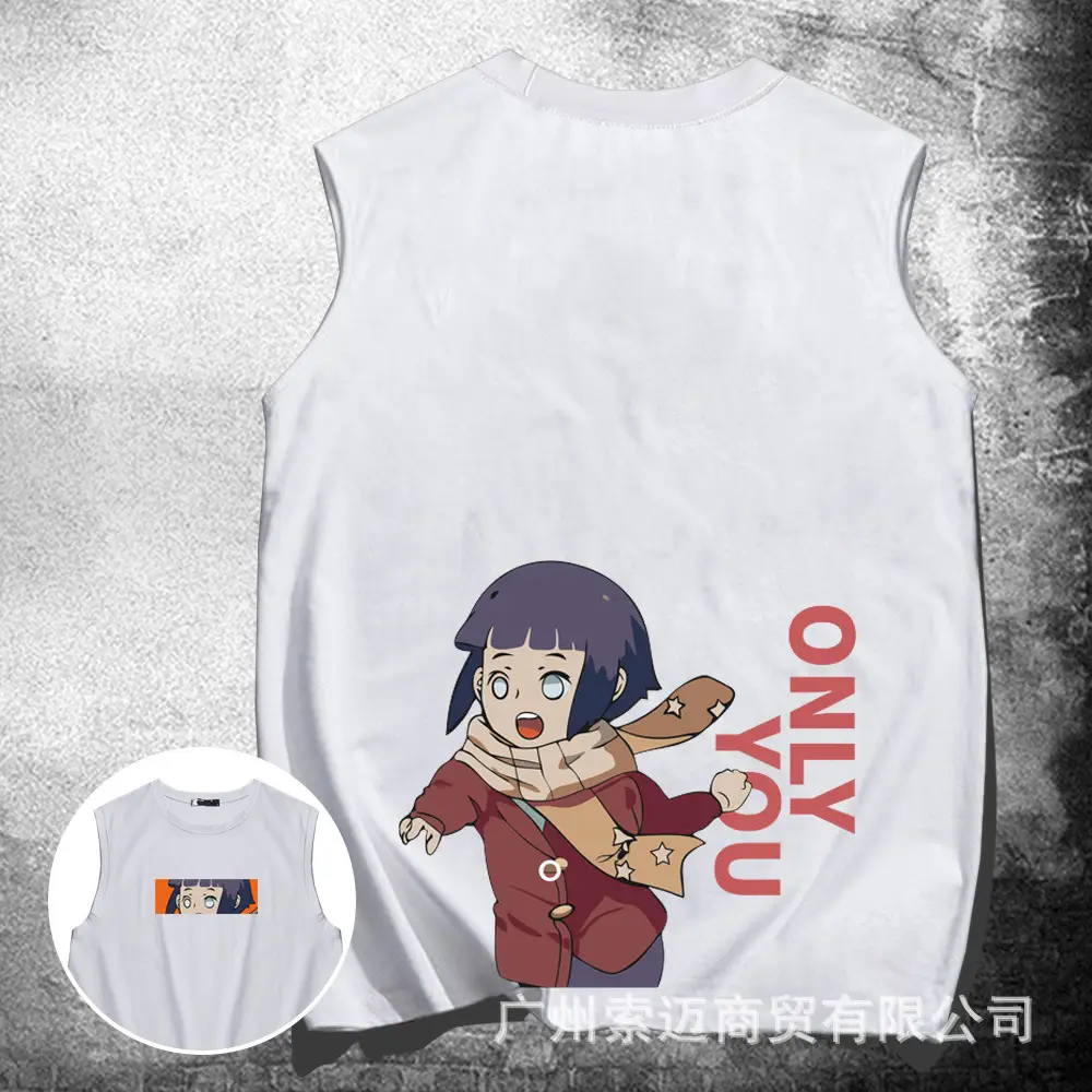 Naruto Sleeveless Vest Red Anime Design - Image 8