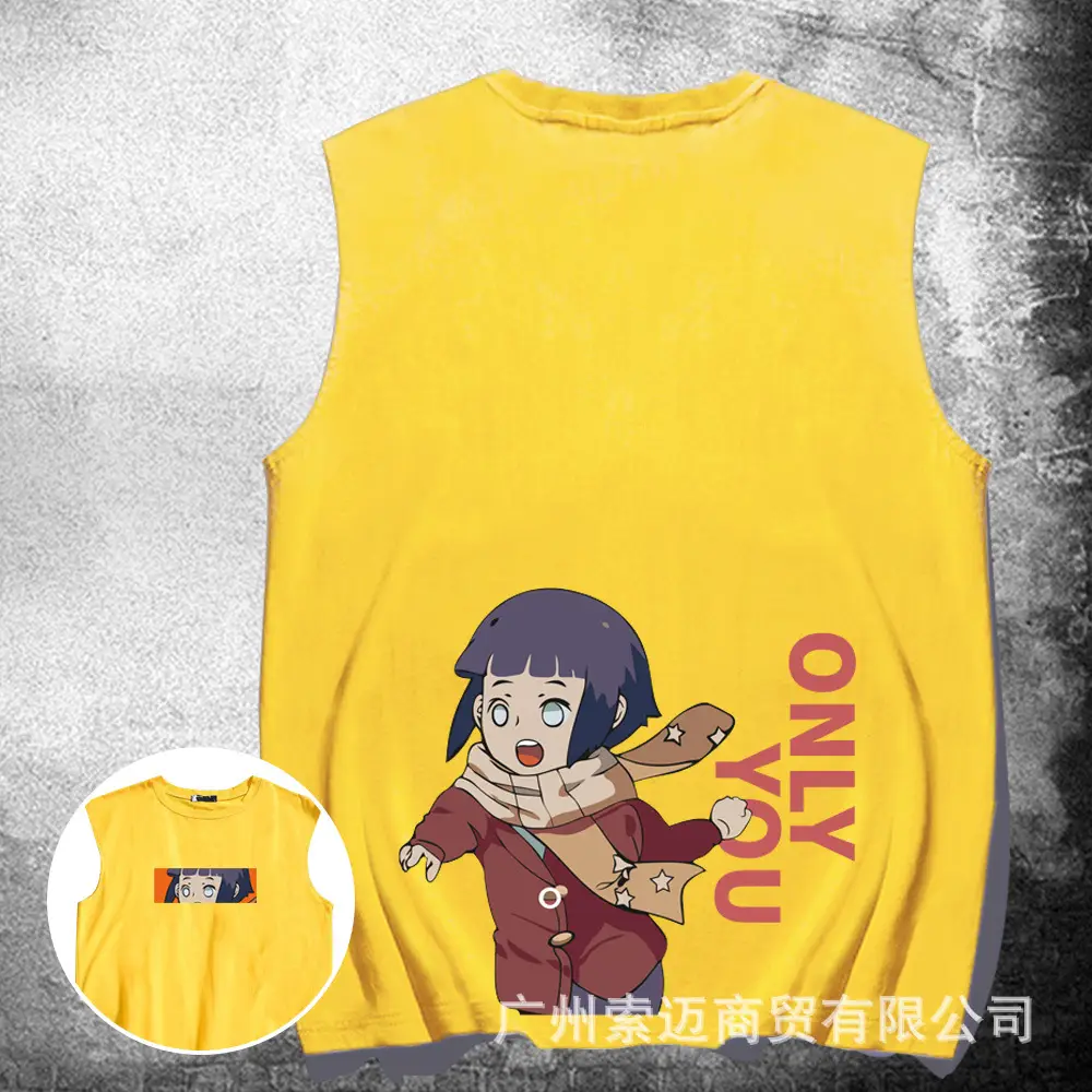Naruto Sleeveless Vest Red Anime Design - Image 9