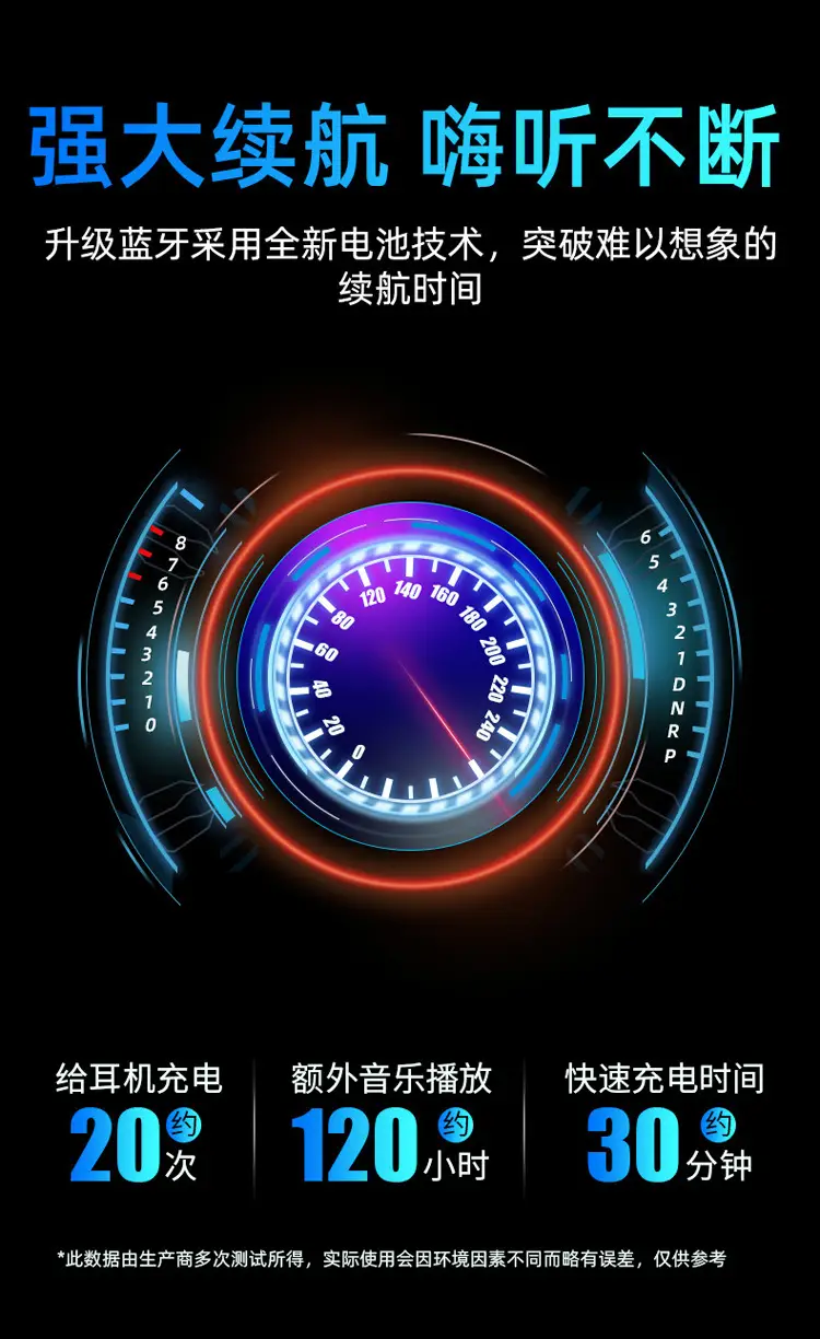 Bluetooth Headset with Power Bank & 5.0 LED Display — feature 17