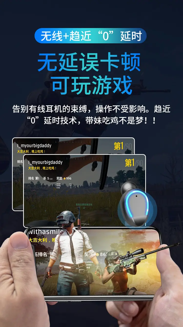 Bluetooth Headset with Power Bank & 5.0 LED Display — feature 7