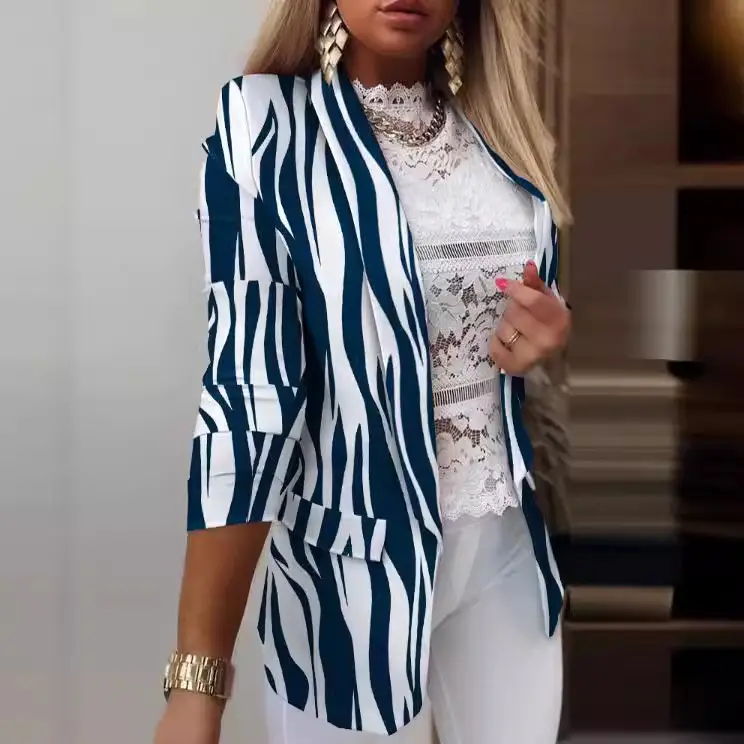 Women's White Cactus Embroidered Suit Set Winter Long Sleeve - Image 11