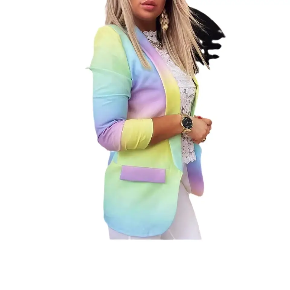 Women's White Cactus Embroidered Suit Set Winter Long Sleeve - Image 14