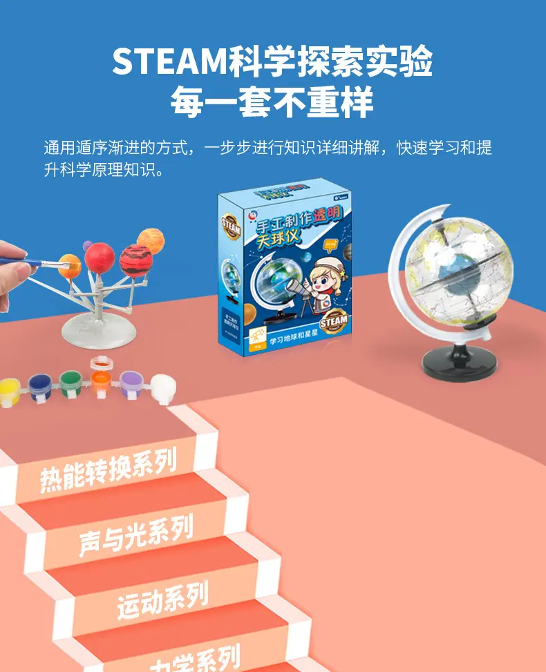 Solar System Model Educational Toy with Eight Planets — feature 10