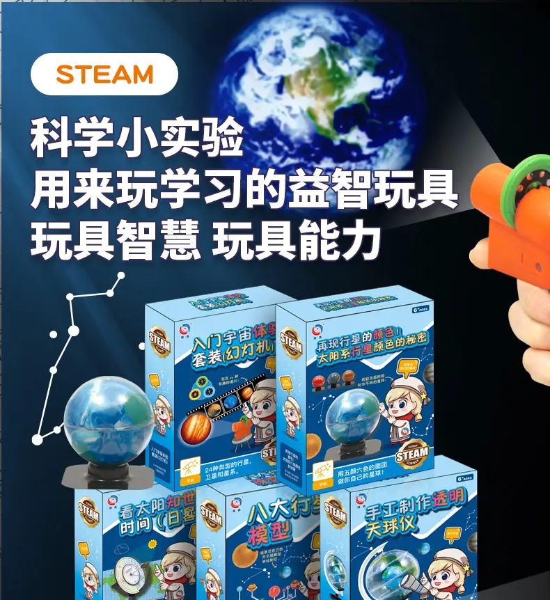 Solar System Model Educational Toy with Eight Planets — feature 6