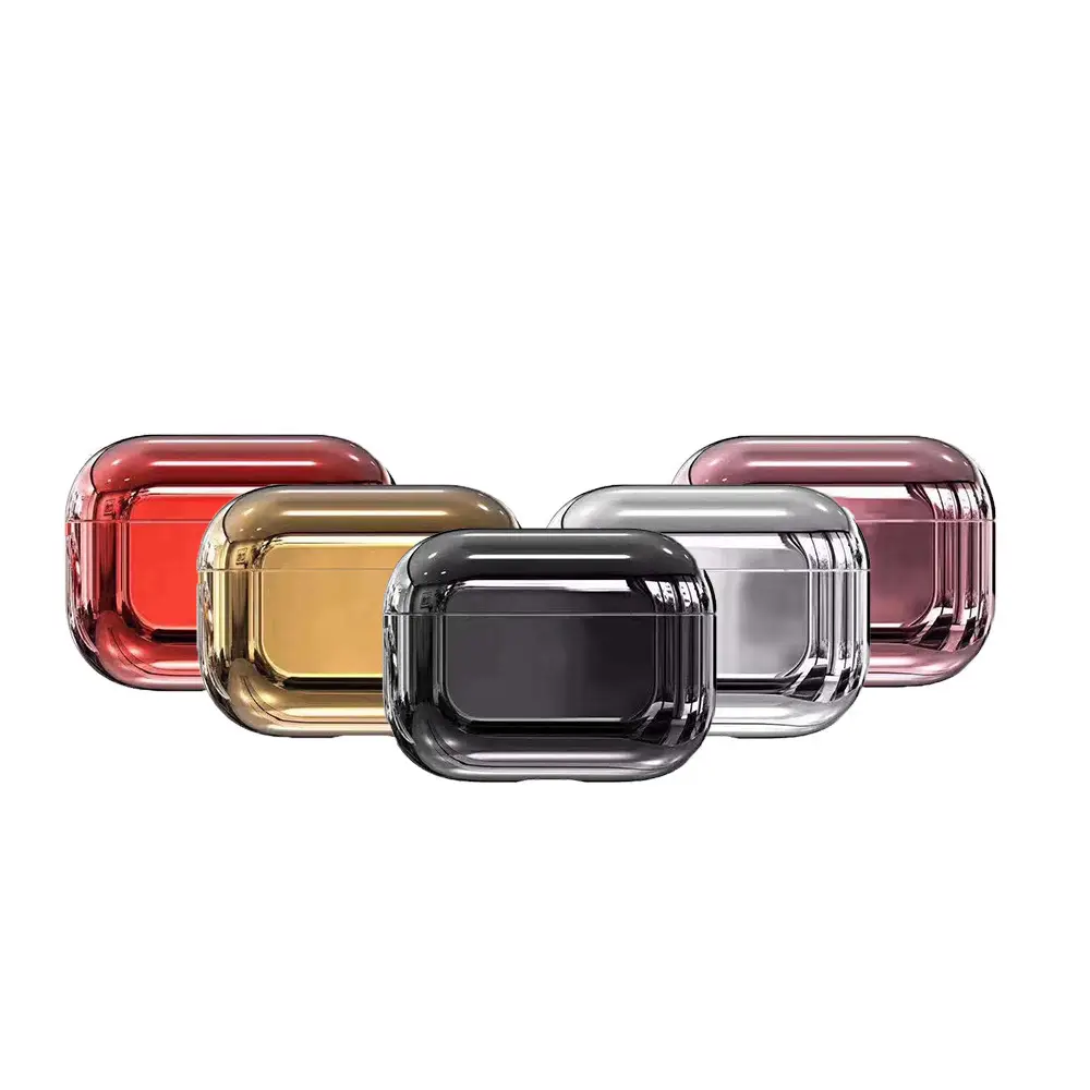 Red Electroplated Bluetooth Earphone Case - Image 12