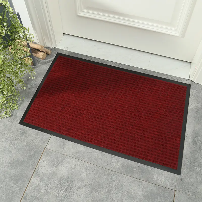 Brown Non-Slip Floor Mat Entry Door High-End Stain-Resistant