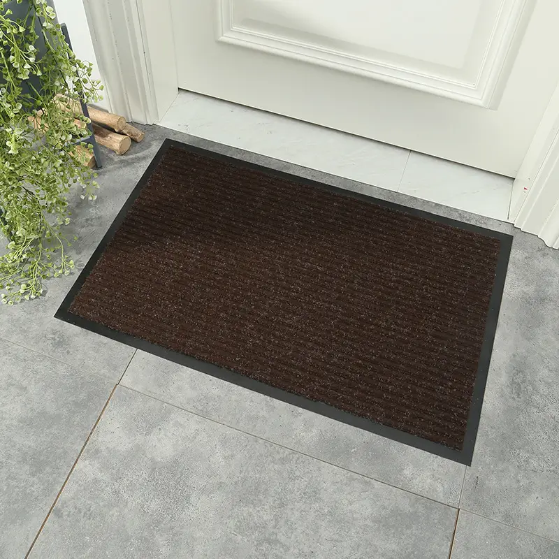 Brown Non-Slip Floor Mat Entry Door High-End Stain-Resistant