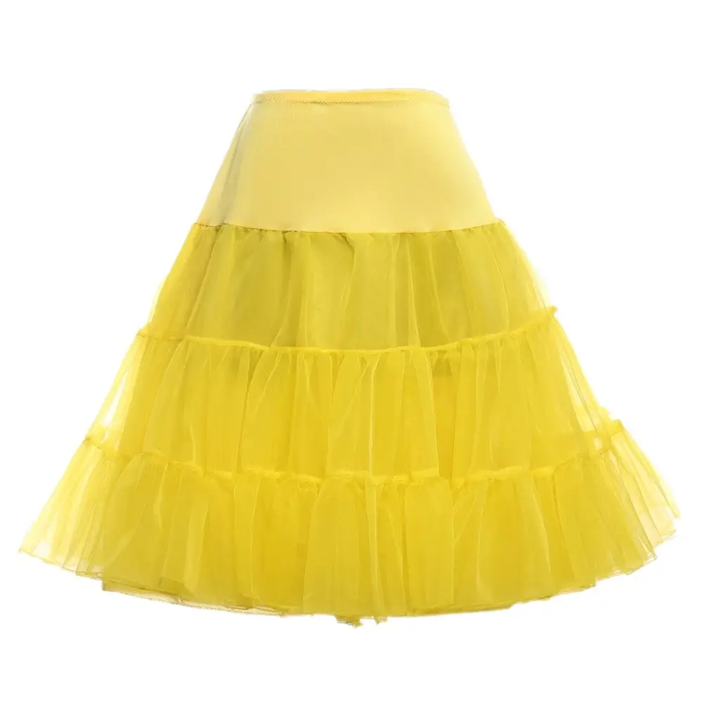 Orange Tulle Rock Ball Pannier Dress for Women