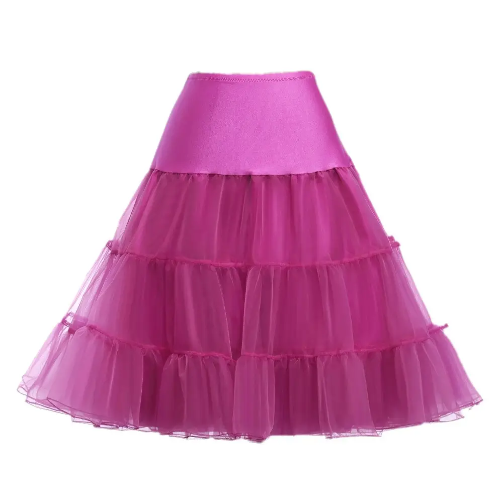 Orange Tulle Rock Ball Pannier Dress for Women