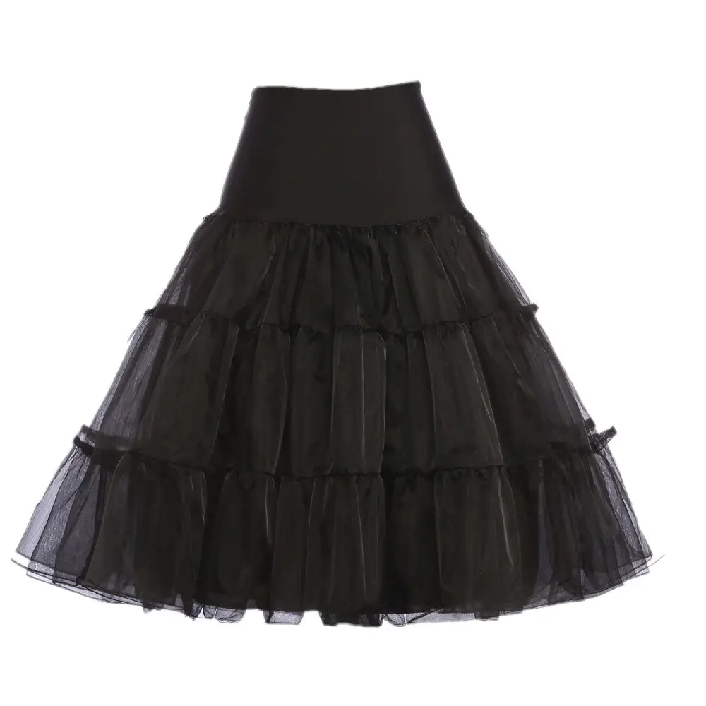 Orange Tulle Rock Ball Pannier Dress for Women