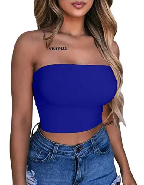 Blue Navel Wrapped Women's Vest with Back Support - Image 9