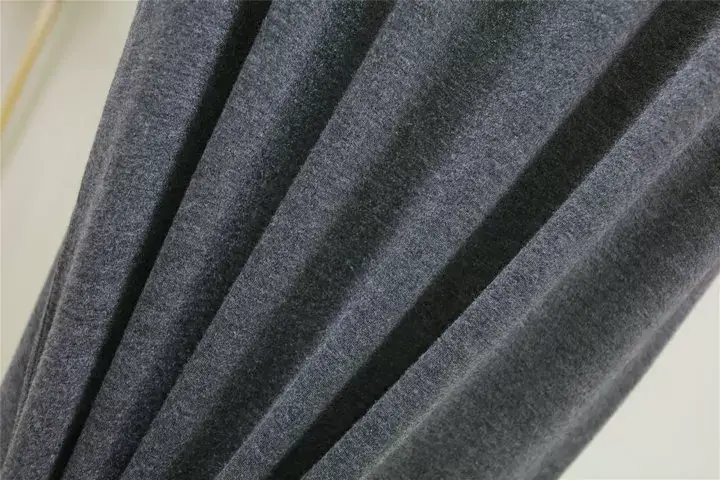 Women Spring Large Split Skirt Dress Grey Modal — feature 32