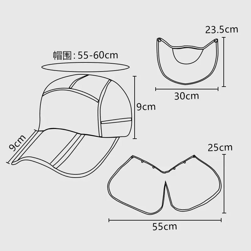 Men Women Anti-UV Neck & Face Sun Hat with Neck Guard - Image 16