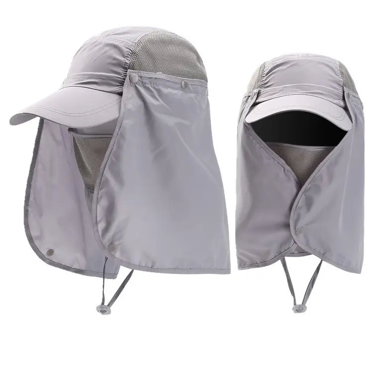 Men Women Anti-UV Neck & Face Sun Hat with Neck Guard - Image 18