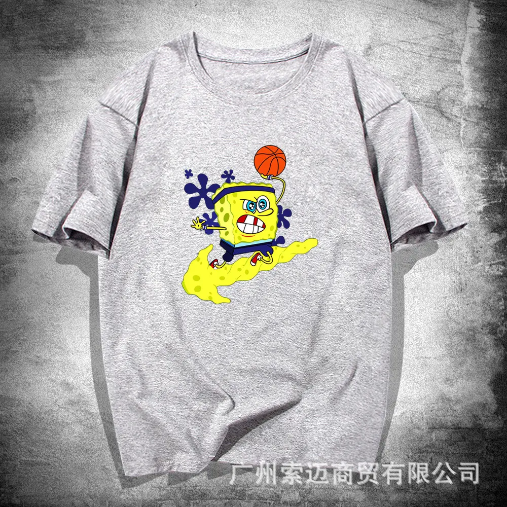 Sponge Baby T-shirt Yellow Cartoon Plus Size - Image 7