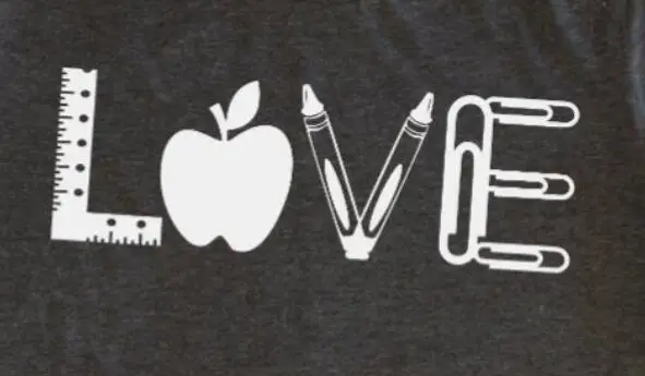Love Apple Graphic T-Shirt Yellow Short Sleeve - Image 14