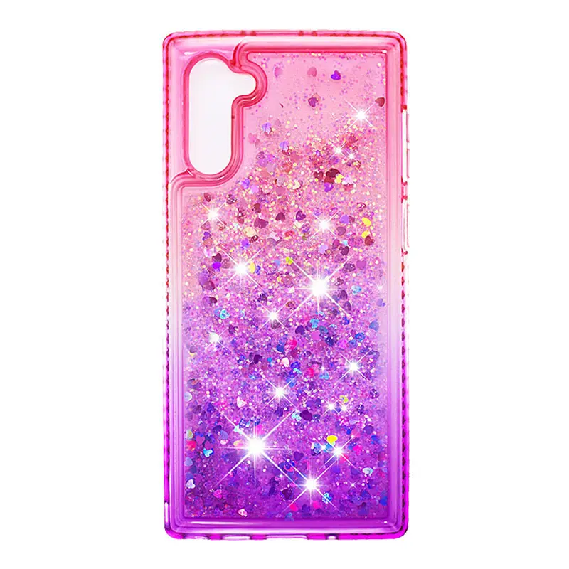 Liquid Sand Phone Case with Rhinestones & Two-Tone Gradient — feature 4