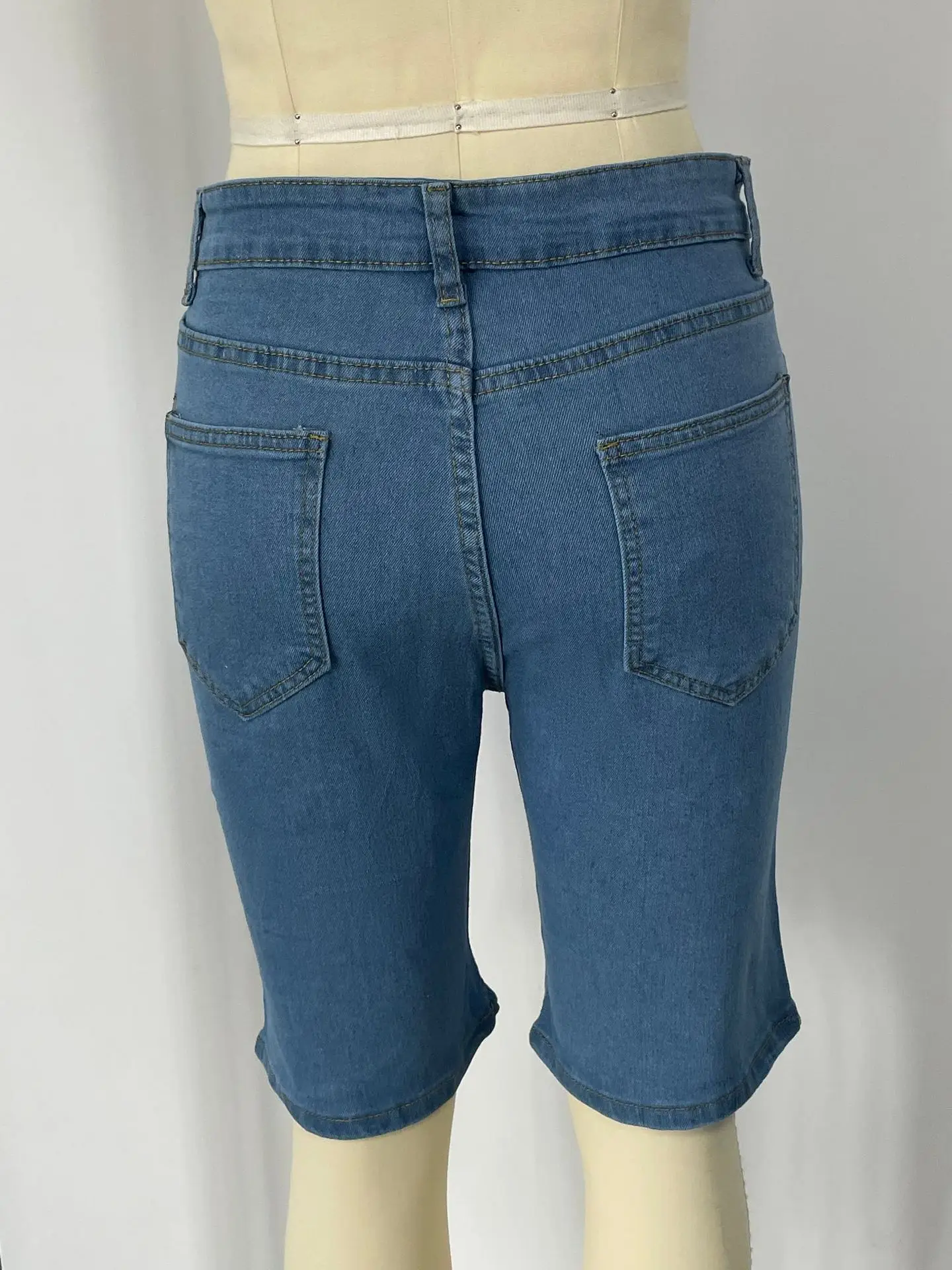 Ripped Denim Shorts Women Slimming 2024 — feature 6