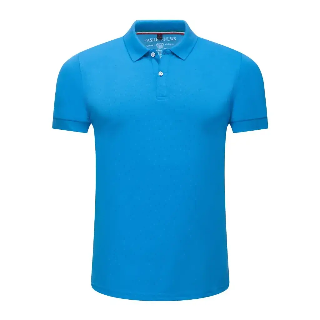 2020 Summer Mercerized Cotton Polo T-Shirt Red