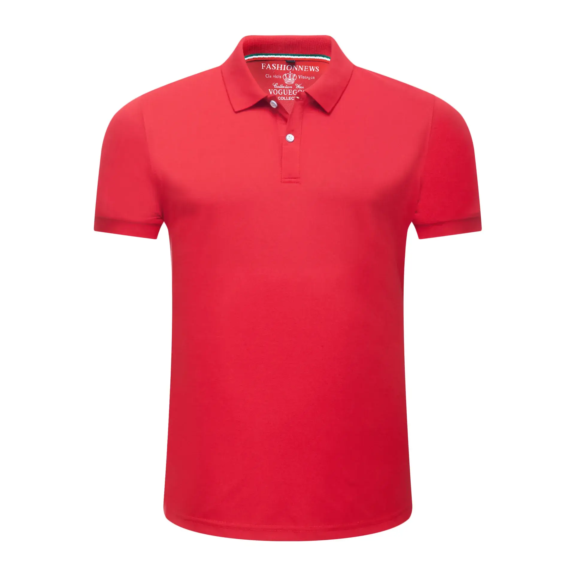 2020 Summer Mercerized Cotton Polo T-Shirt Red