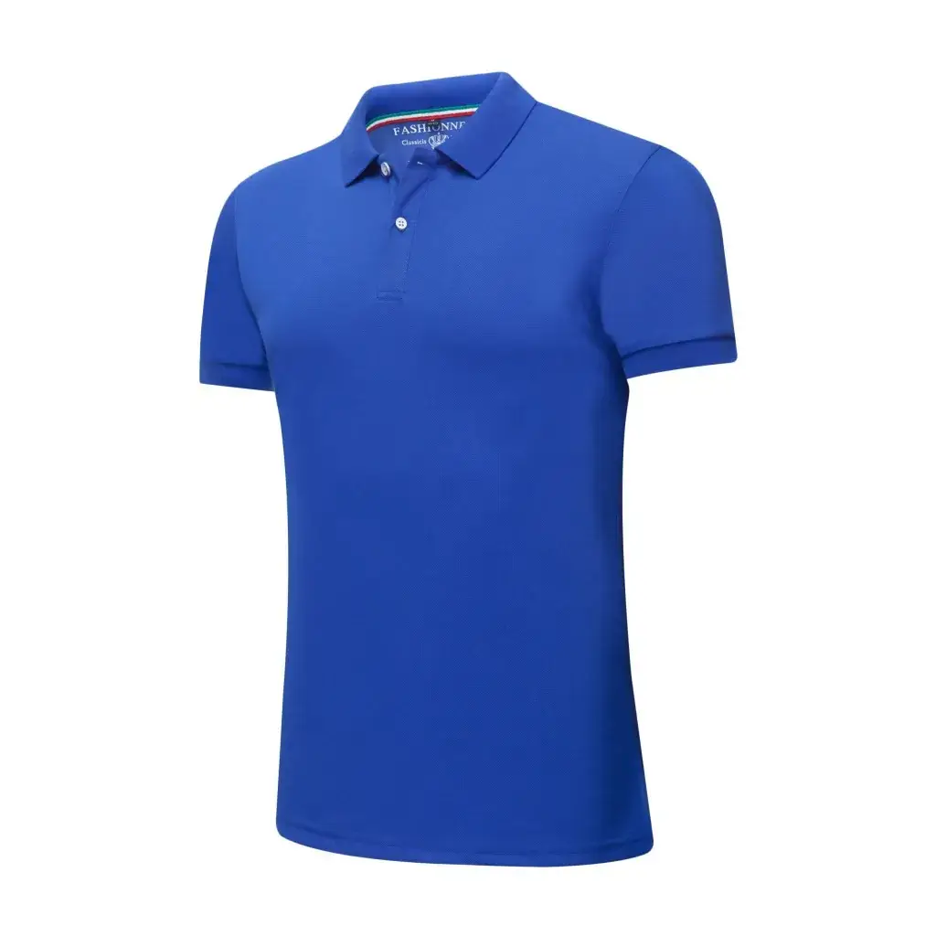 2020 Summer Mercerized Cotton Polo T-Shirt Red