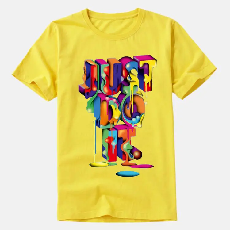 2024 Men Women Green Printed T-Shirt Loose Fit