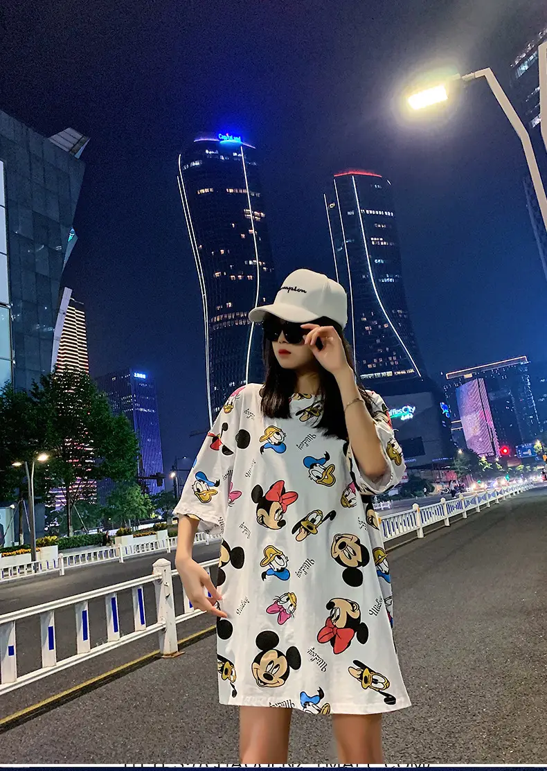 Women Printed Cotton Shorts Set Summer Casual White — feature 10