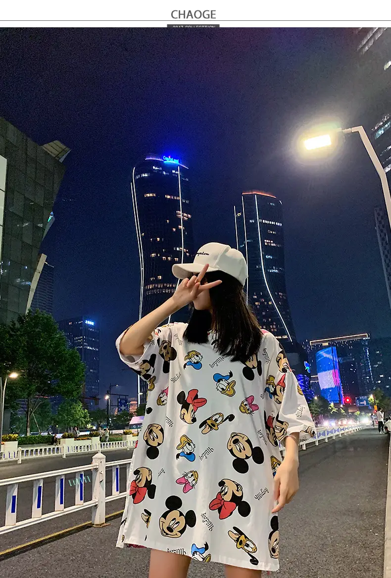Women Printed Cotton Shorts Set Summer Casual White — feature 4