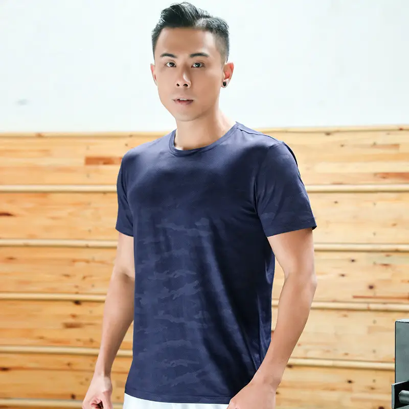 Men Grey Cactus T-Shirt Sports Running Wear - Image 13