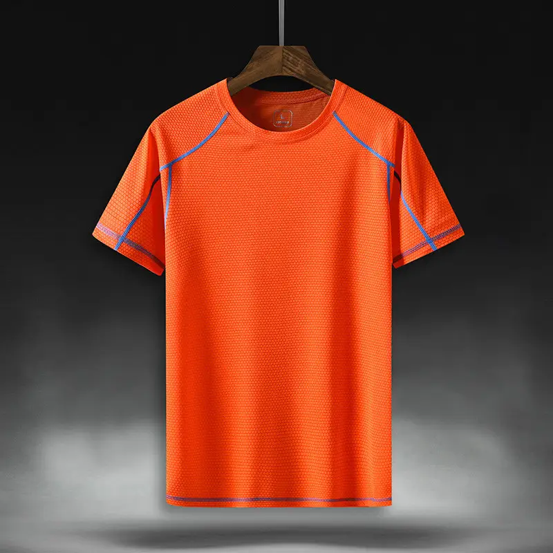 Men Grey Cactus T-Shirt Sports Running Wear - Image 16
