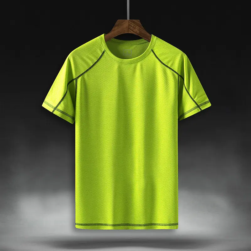 Men Grey Cactus T-Shirt Sports Running Wear - Image 4