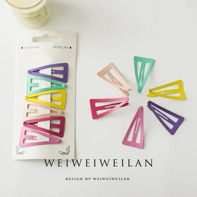 Star Color BB Hair Clips for Girls - Image 4
