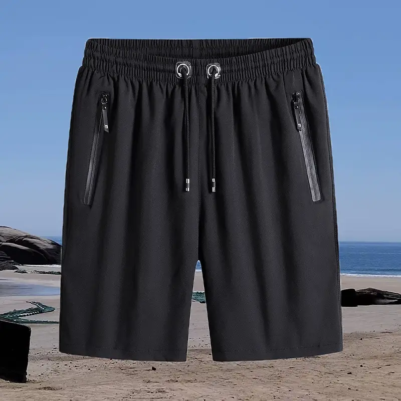 Men's Green Quick-Drying Casual Shorts