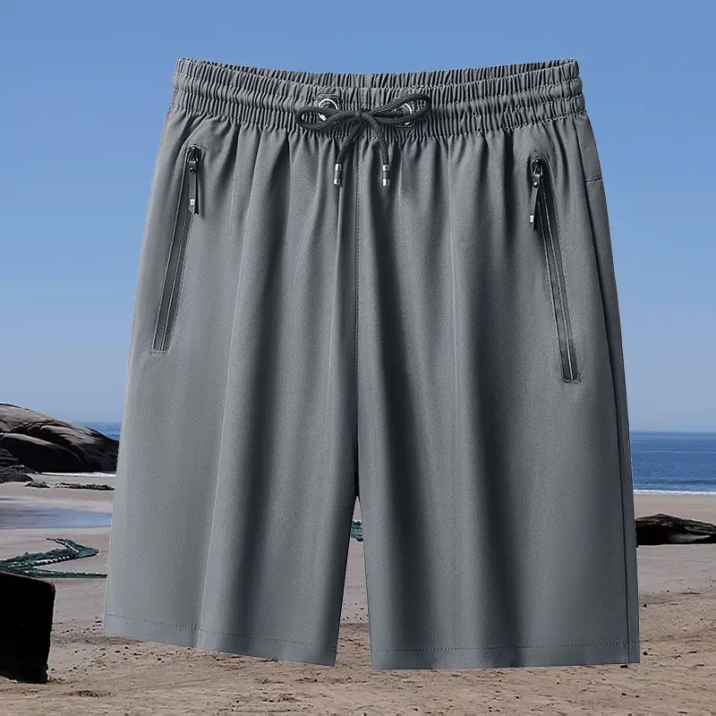Men's Green Quick-Drying Casual Shorts