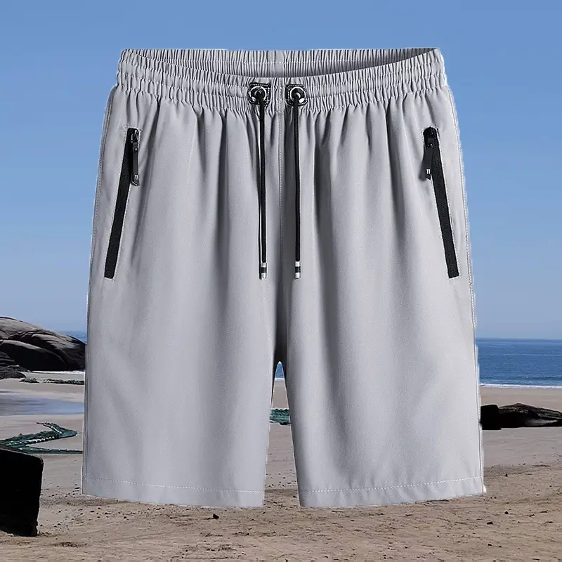 Men's Green Quick-Drying Casual Shorts