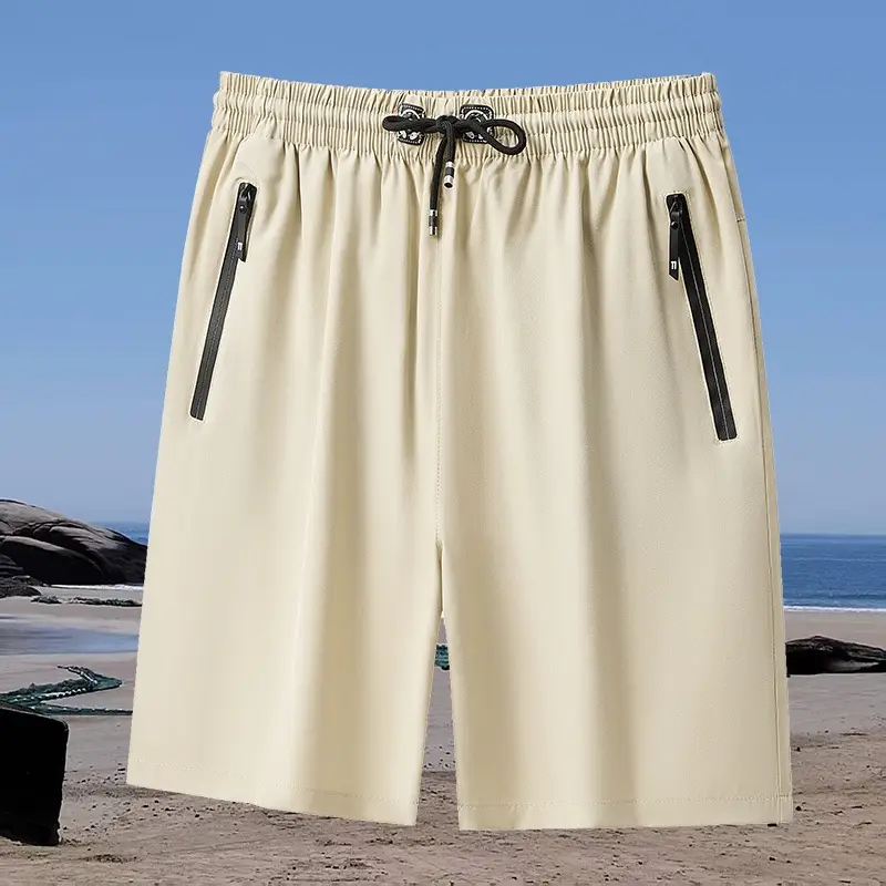 Men's Green Quick-Drying Casual Shorts