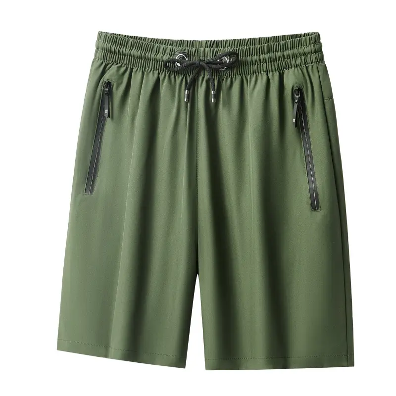 Men's Green Quick-Drying Casual Shorts