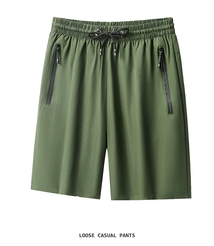 Men's Green Quick-Drying Casual Shorts — feature 14