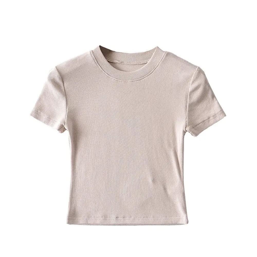 White Slim Fit T-Shirt for Women - Image 5