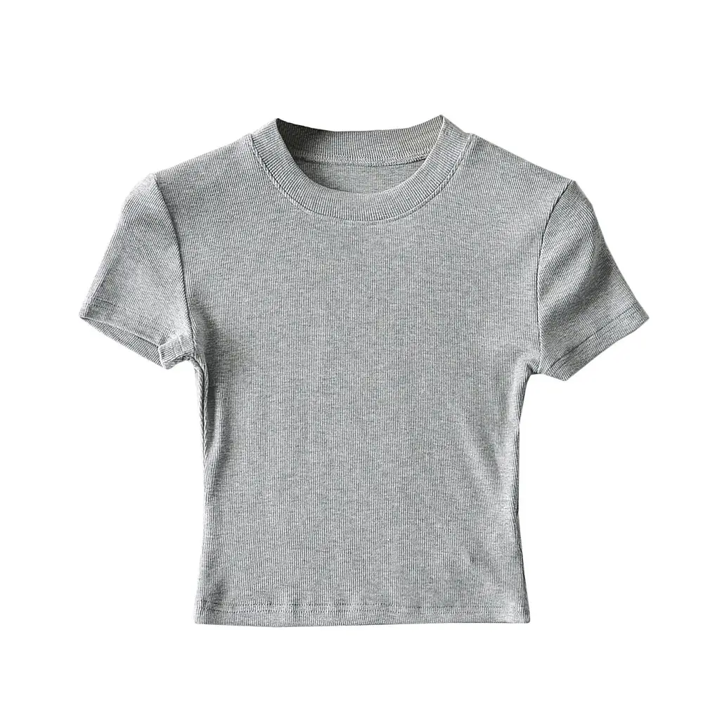 White Slim Fit T-Shirt for Women - Image 6