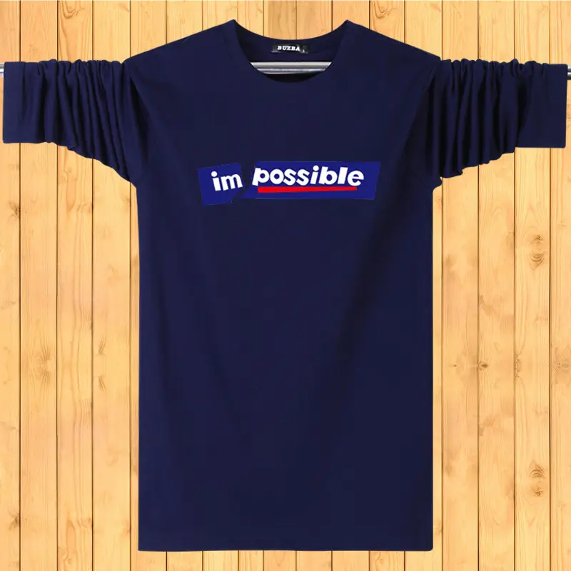 Men's Long Sleeve T-Shirt Gray "Inno Possible" - Image 2