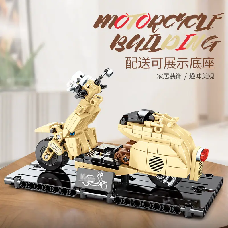 Lego Senbao Motorcycle Educational Toy 21cm - Image 5