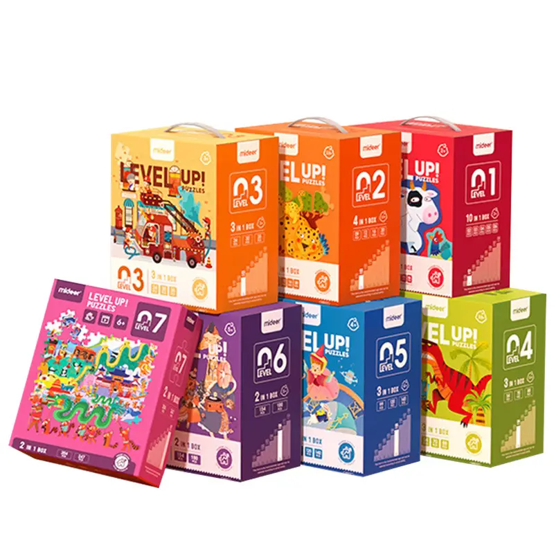 Mideer Milu Kids Puzzle 3-6Yr Early Education Paper Toys - Image 10