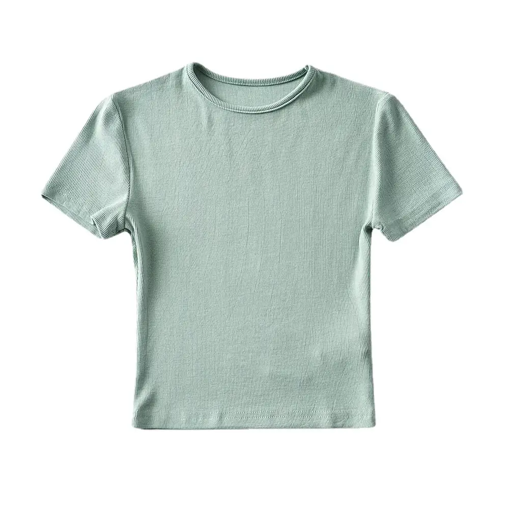 Black Slim Fitting Round Neck T-Shirt for Men - Image 14
